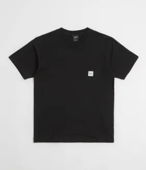 Teenager fashion HUF Set Box Logo Pocket T-Shirt - Black