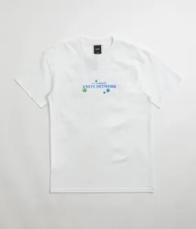 theme park event Mansion HUF Unity Network T-Shirt - White