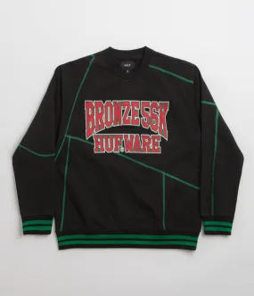HUF x Bronze 56K Bronze HUFware Crewneck Sweatshirt - Black Timeless Sporty product brooch style