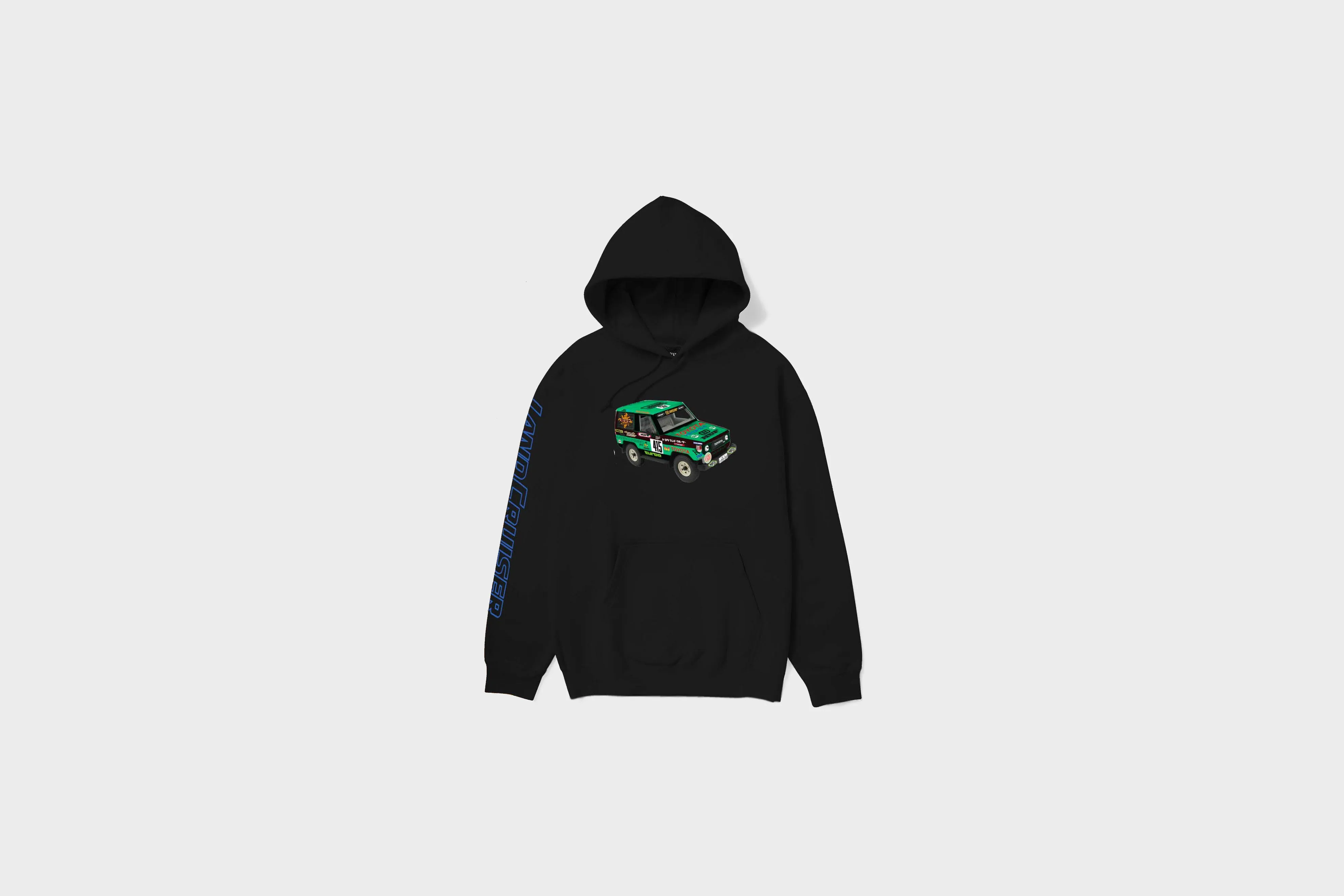 HUF X Land Cruiser - Sahara Rally P/O Hoodie (Black) Street Edge Hypoallergenic Fibers