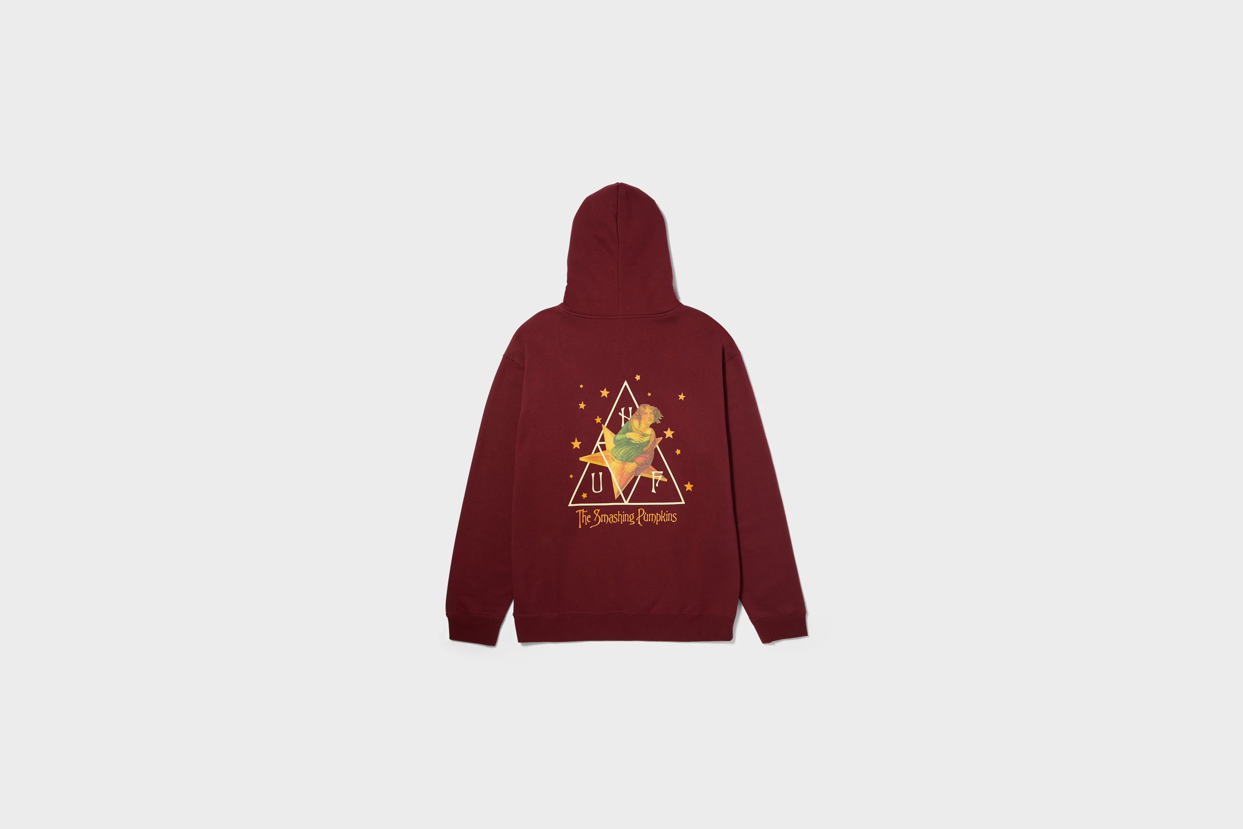 Huf x Smashing Pumpkins Infinite Star Girl Pullover Hoodie (Deep Wine) Myth Soul DoubleStitchedSeams