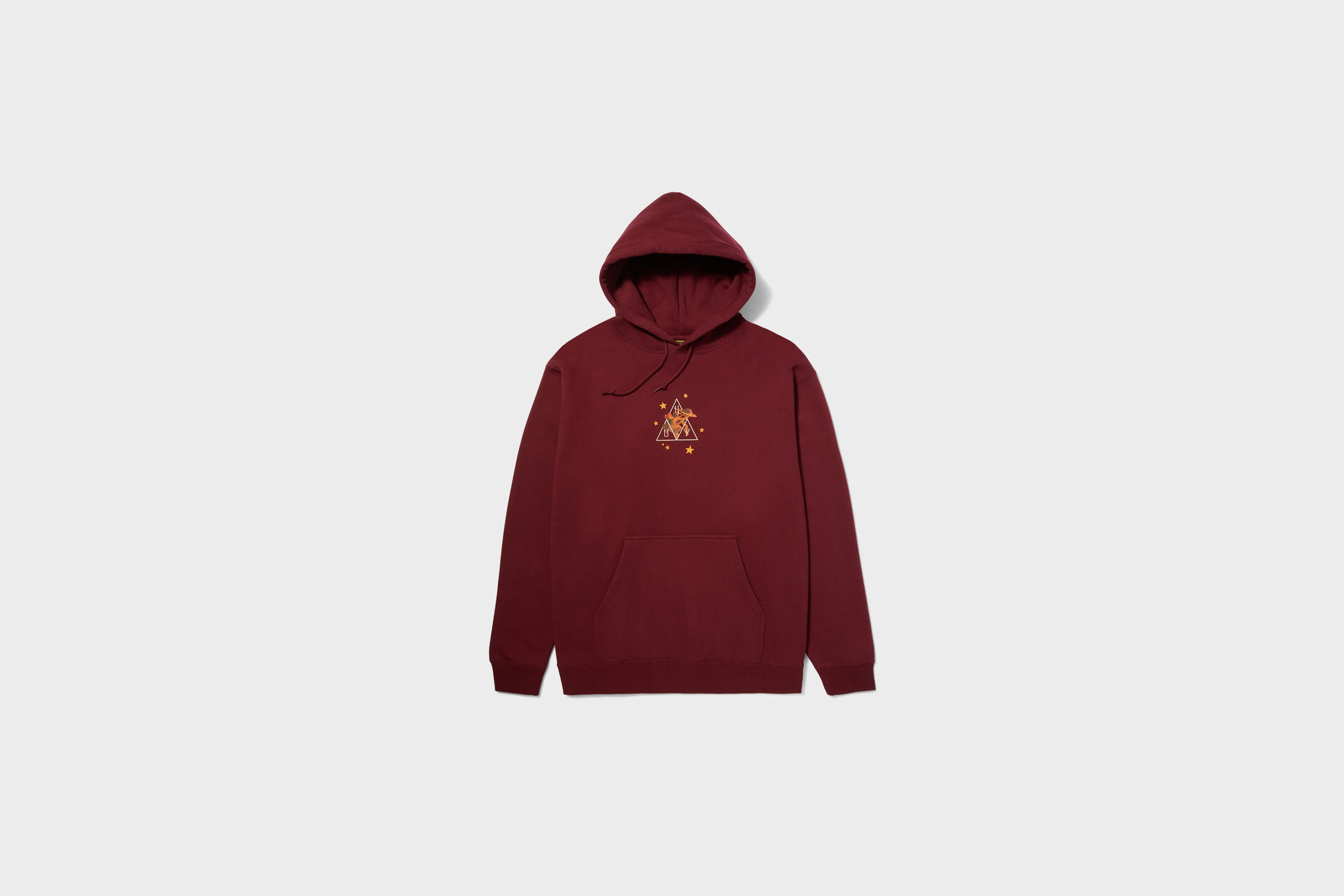 Huf x Smashing Pumpkins Infinite Star Girl Pullover Hoodie (Deep Wine) Handmade Fit Ice Fit