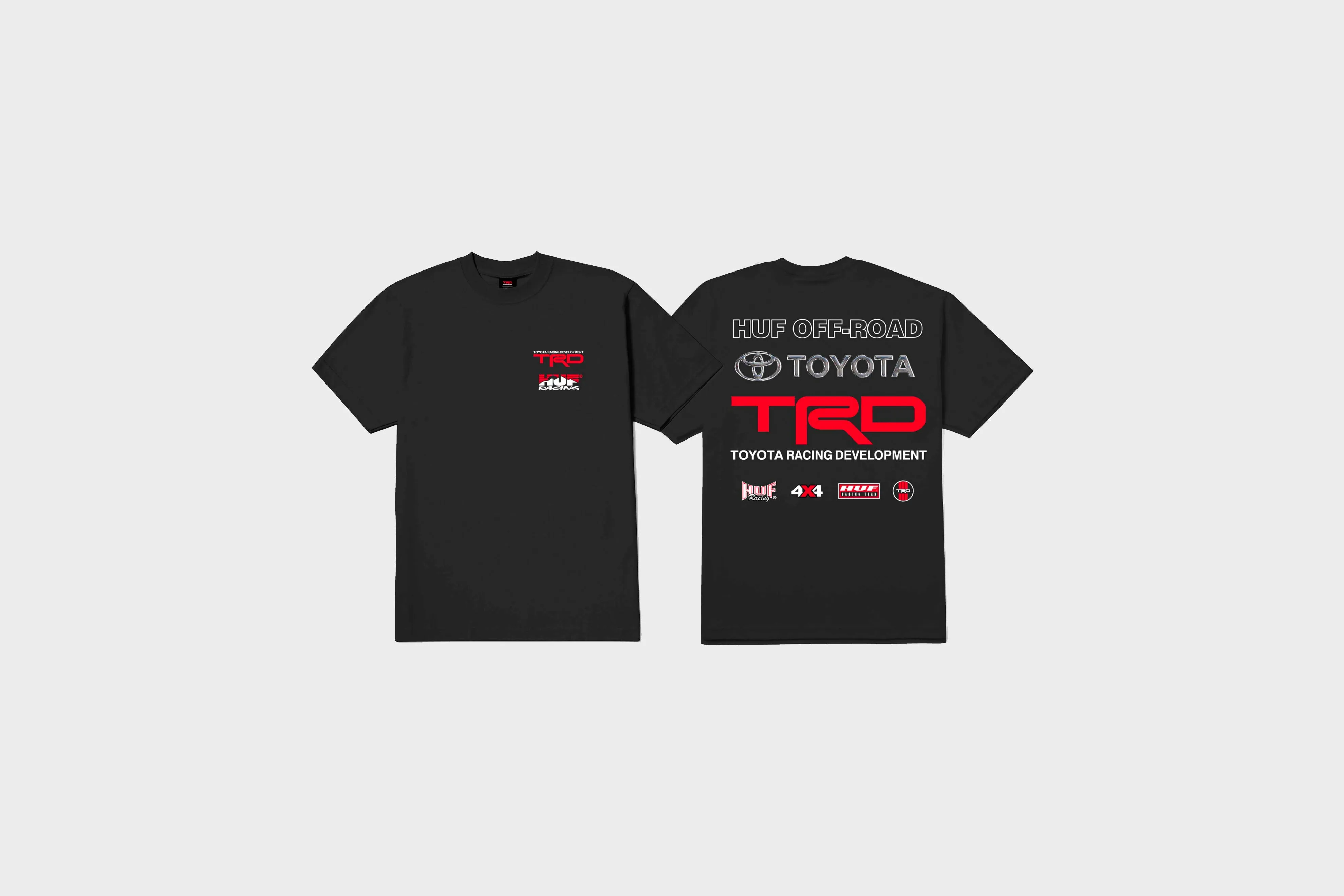 ElasticFree HUF x Toyota TRD Team 4x4 S/S T-Shirt (Black)