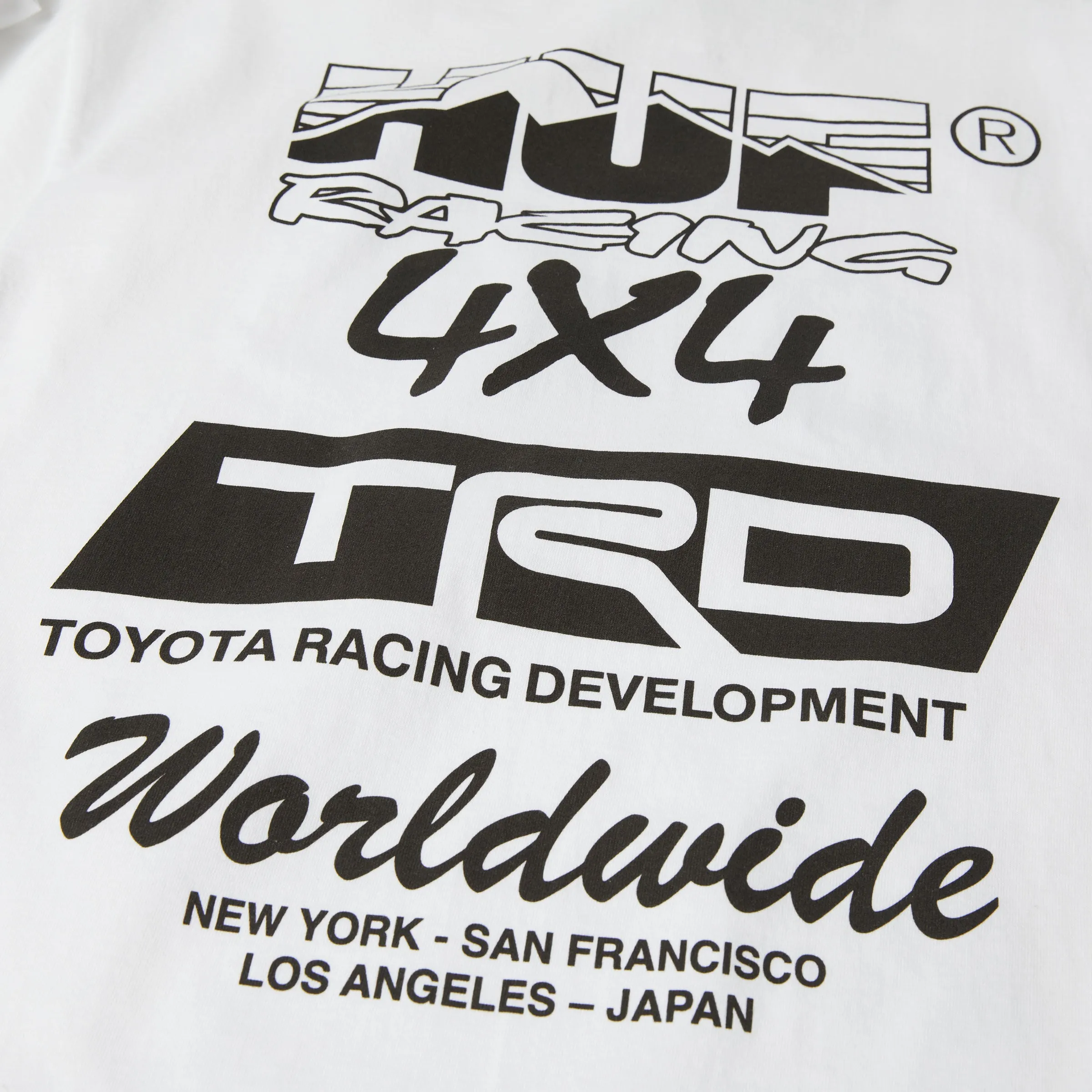 Stretch Ease HUF x Toyota TRD Valley Trails T-shirt (White)