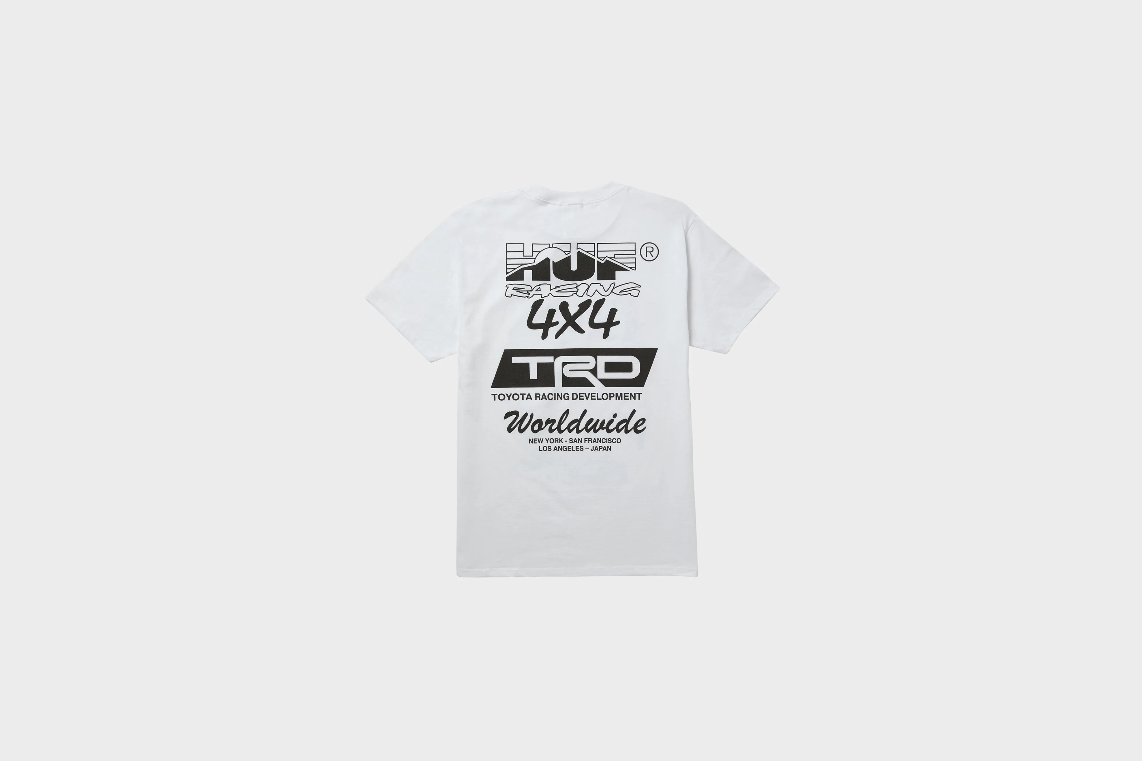 HUF x Toyota TRD Valley Trails T-shirt (White) Run Glow
