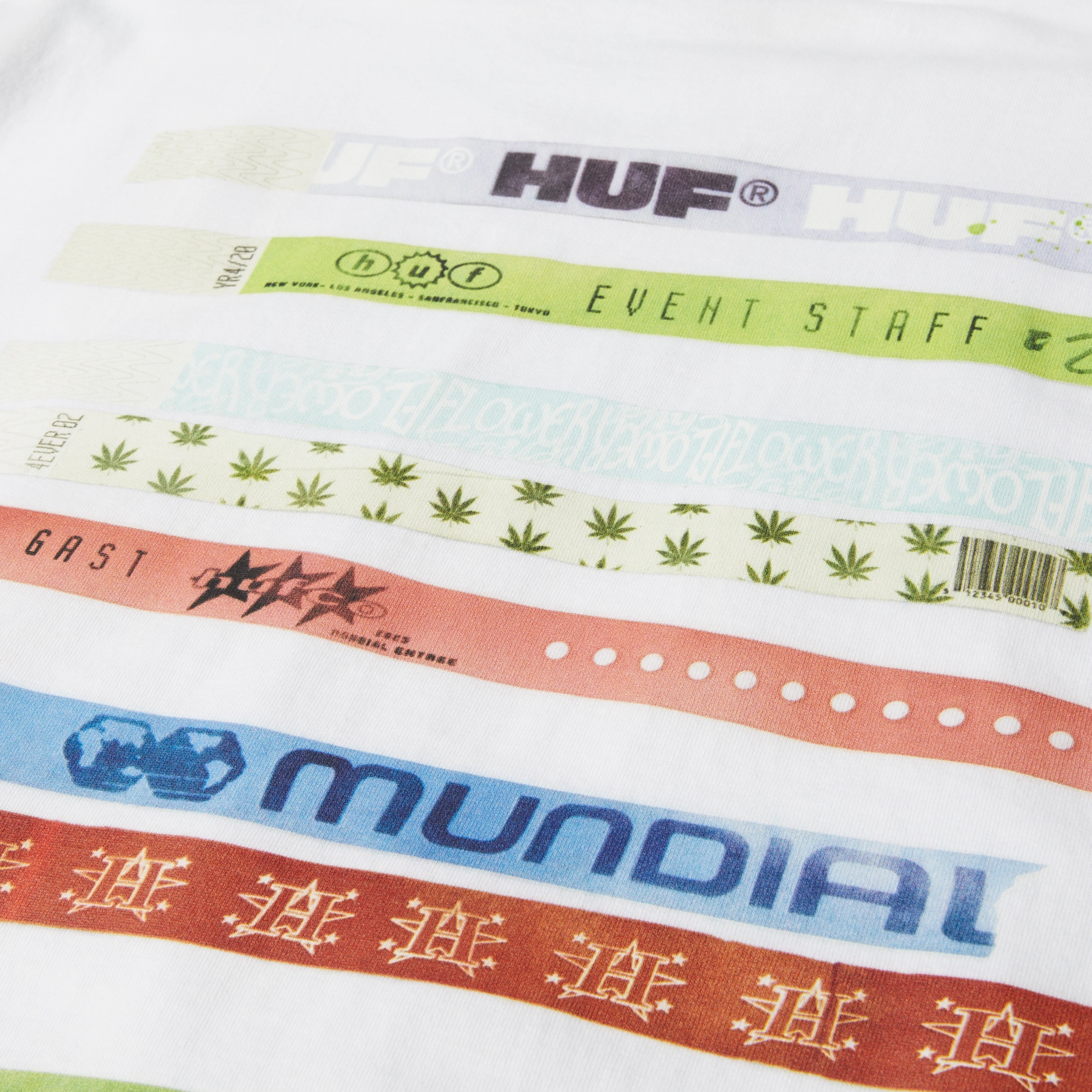 Huf Admission T-Shirt Ruffle Edge
