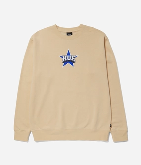 Huf All Star Crewneck Dry Touch LayeredNeckline