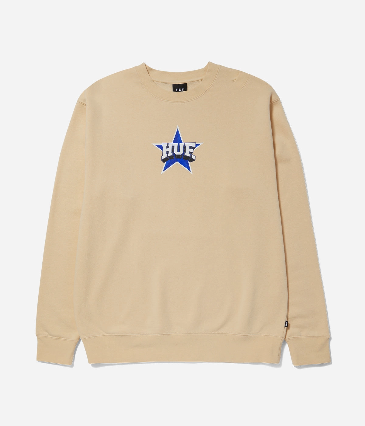 Huf All Star Crewneck Dry Touch LayeredNeckline