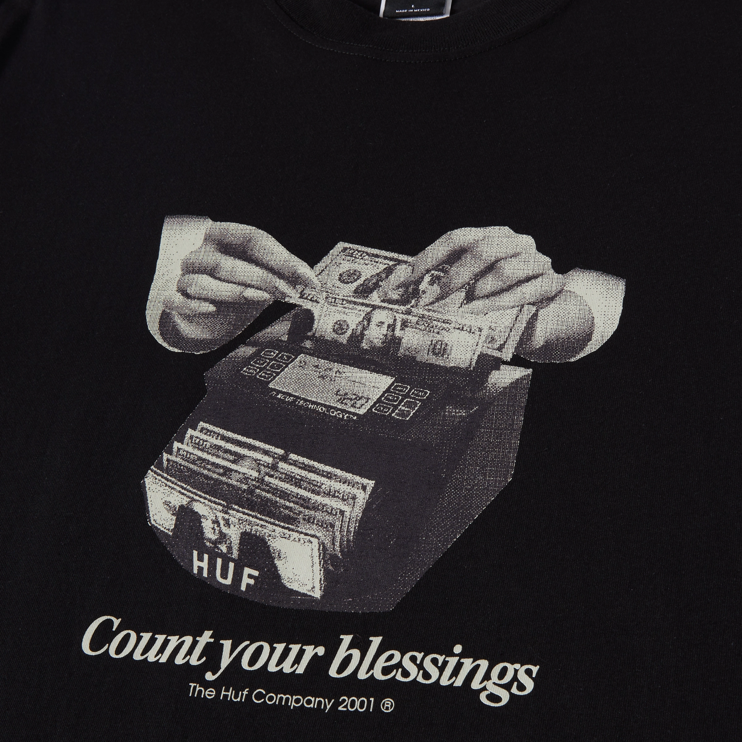 Cuffed hem Tall friendly Huf Blessings T-Shirt