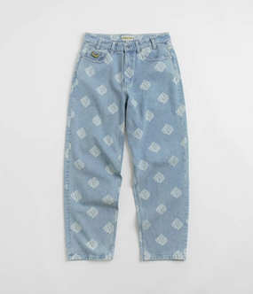 HUF Cromer Print Pants - Blue Anti Pilling ComfortWaistband