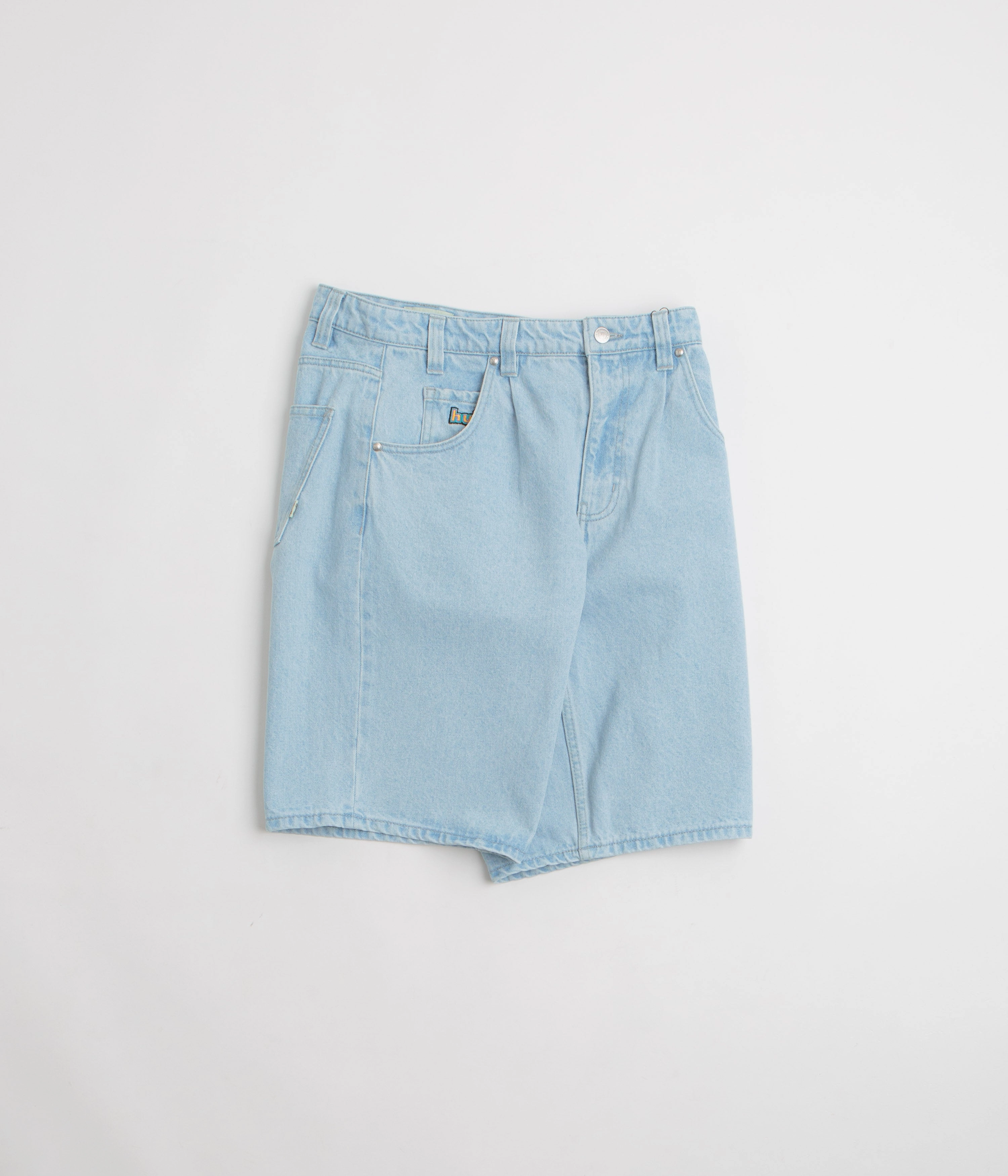 HUF Cromer Shorts - Light Blue Ergonomic Curved Seams kids' style