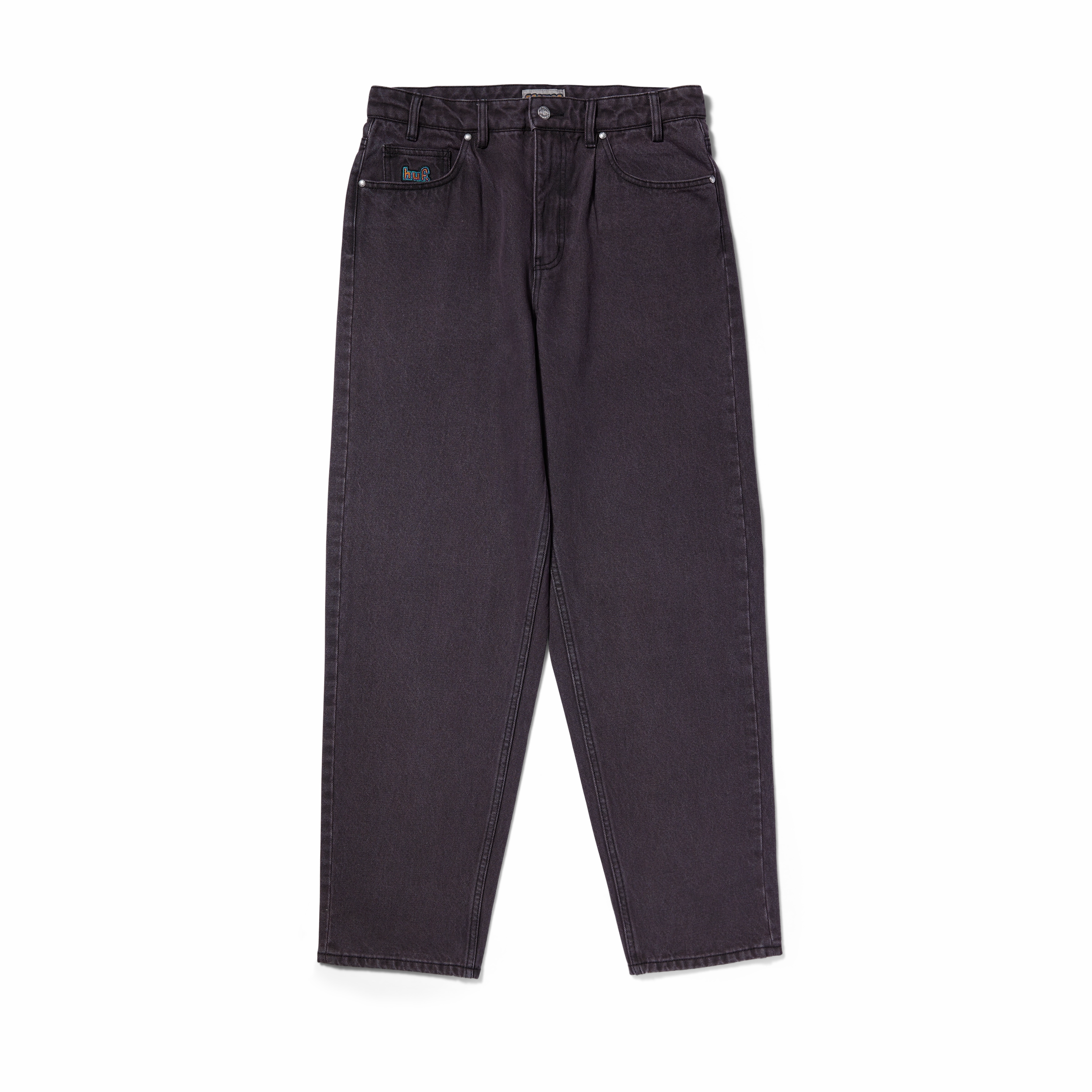 Stylish Waistband Frayed hem Huf Cromer Washed Pant