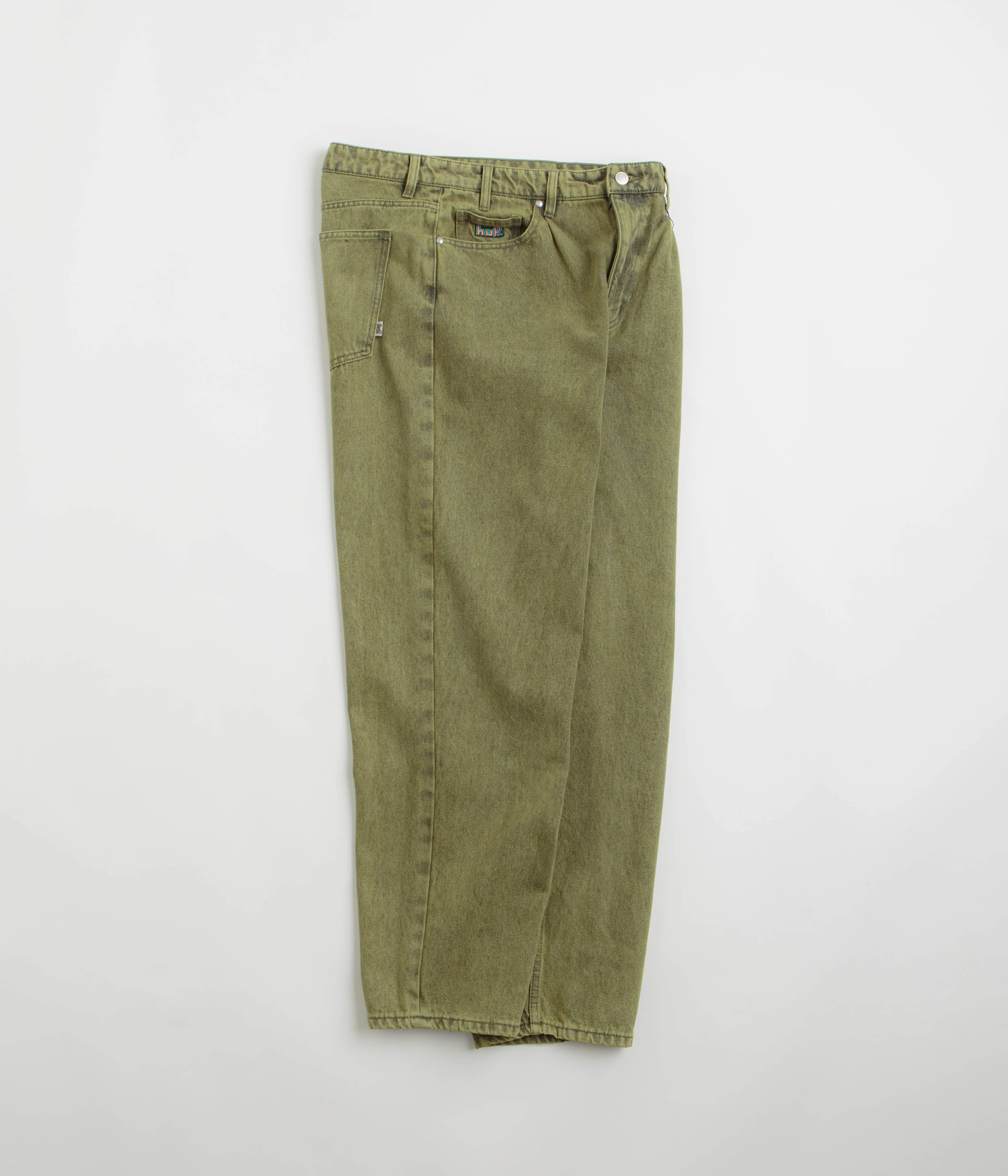 Organic Cotton Blend SnagFreeFabric HUF Cromer Washed Pants - Dried Herb