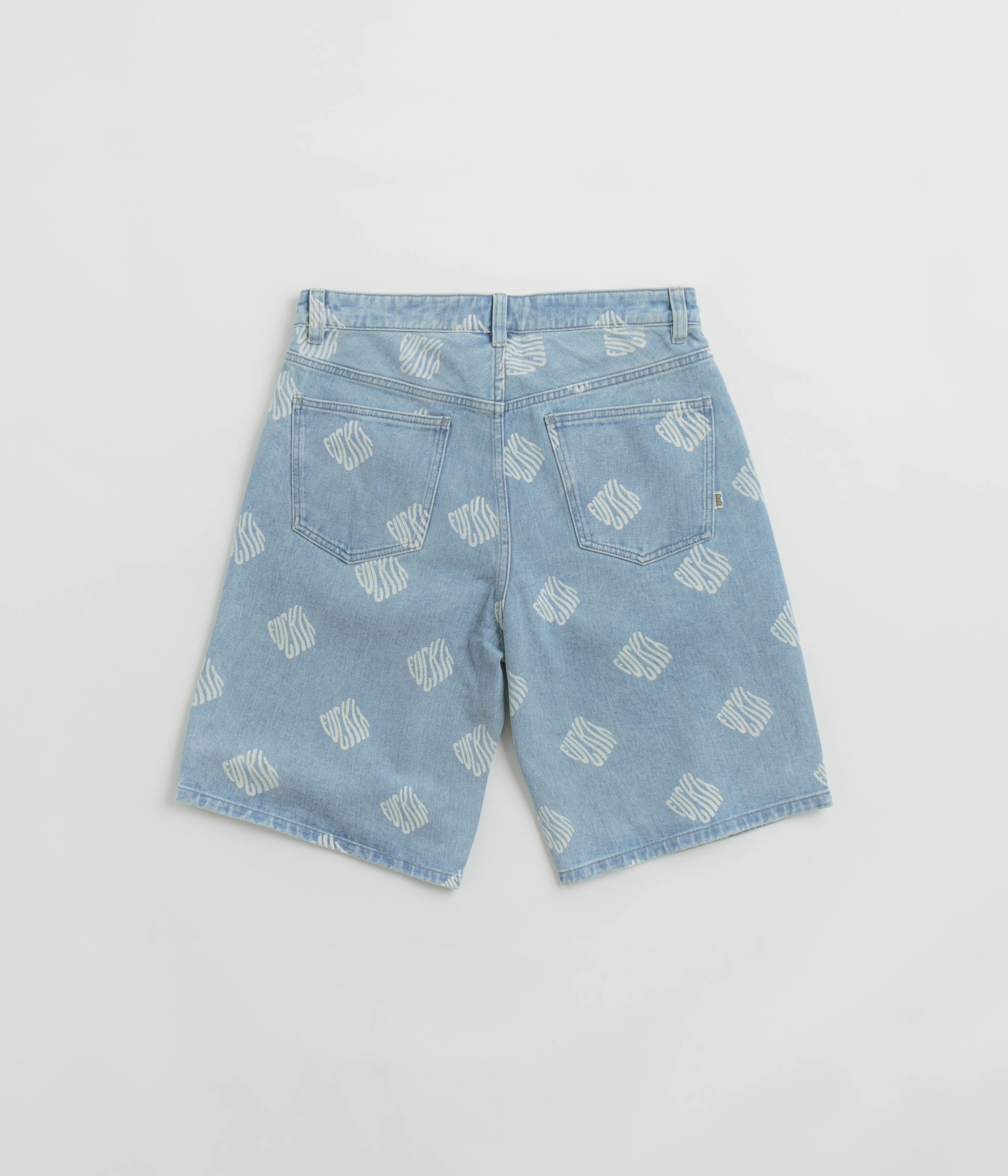 HUF Fuck It Cromer Shorts - Blue tie-dye look Durable Material