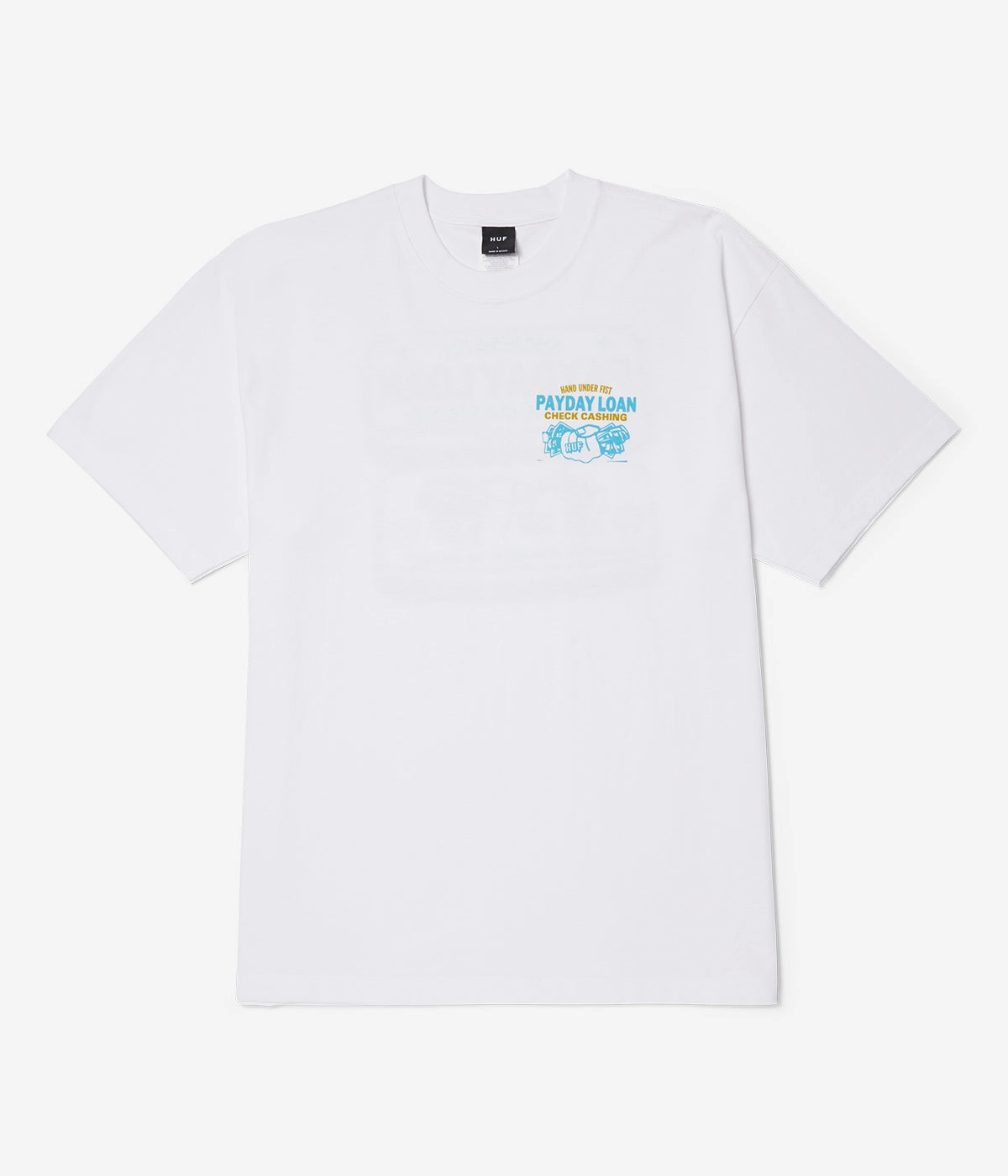 Abrasion resistant Hooded Neckline Huf Pay Day S/S T-Shirt
