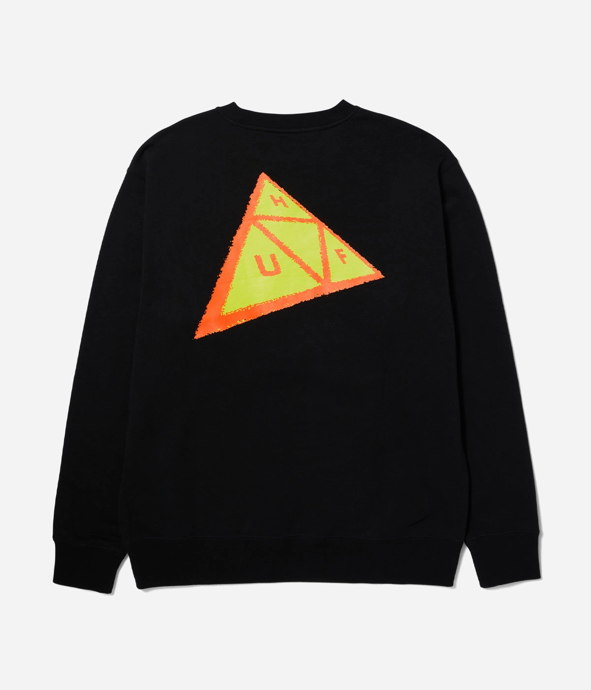 Flexible Waistband GentleWaistband Huf Skewed Triple Triangle Crewneck