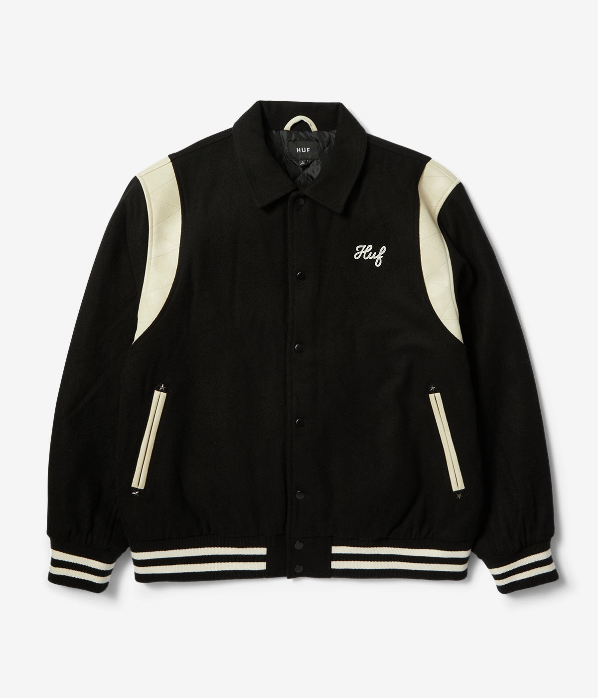 Flexible Shoulder Gussets Ripstop Reinforcement Huf Song Varsity Jacket