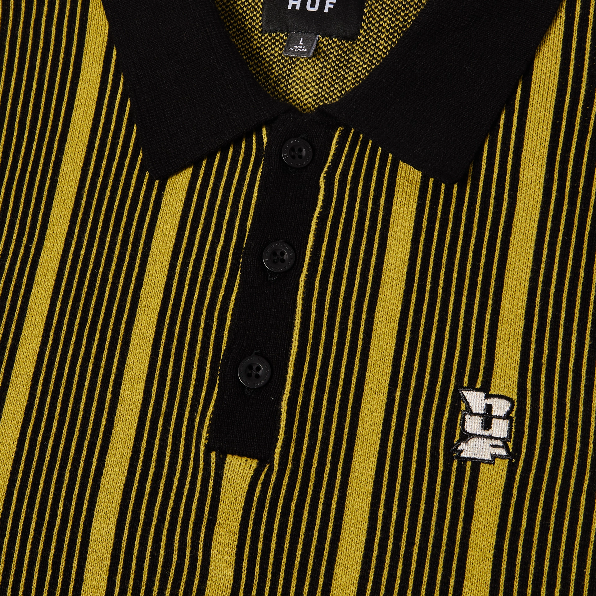 Huf Trace Stripe S/S Knit Top family gathering