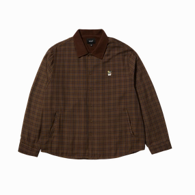 Huf Weston Fleece Lined Shacket Bonded Edge Finish