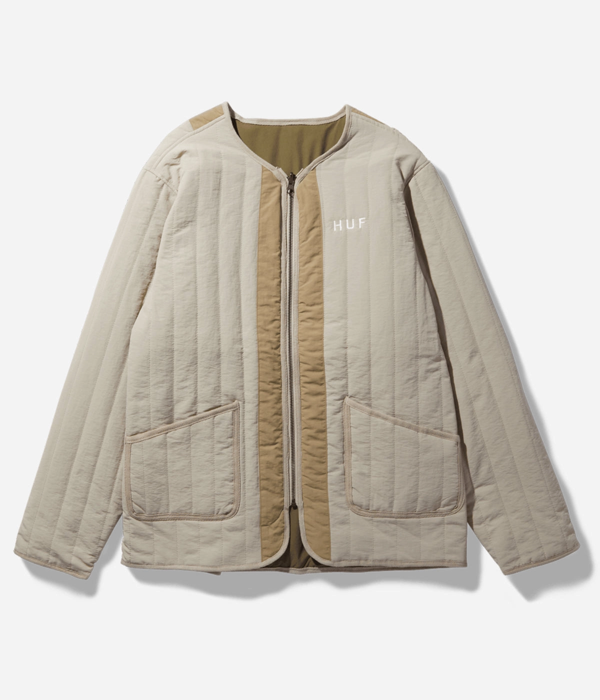 Huf Worldwide Reversible Liner Jacket Multi Pocket Design Modern Fit