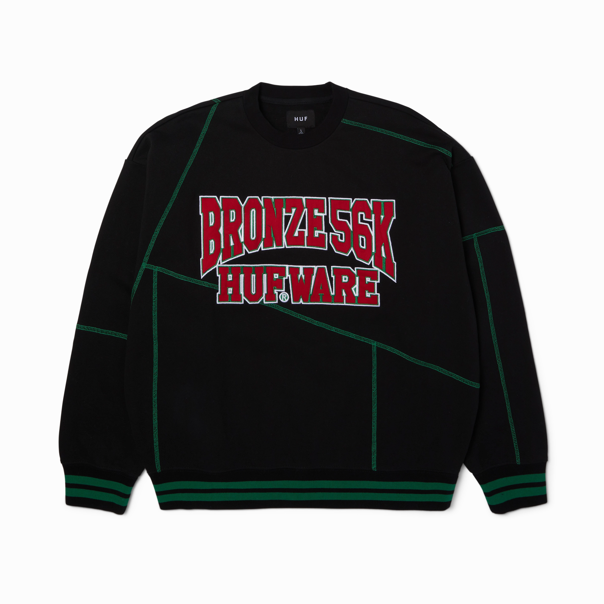 Huf x Bronze Hufware Crewneck AdjustableHemline