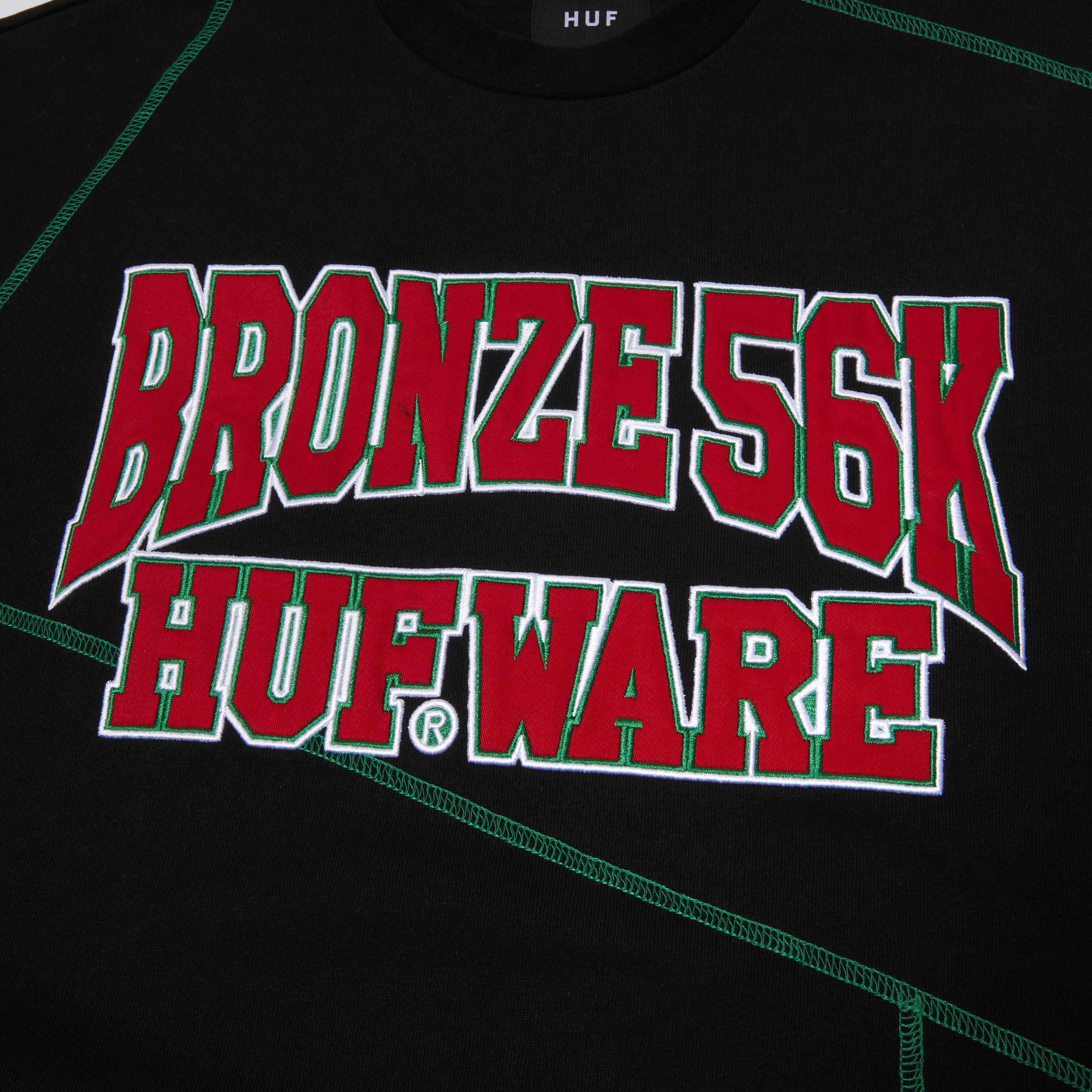 NonRestrictive Design Sharp Line Huf x Bronze Hufware Crewneck