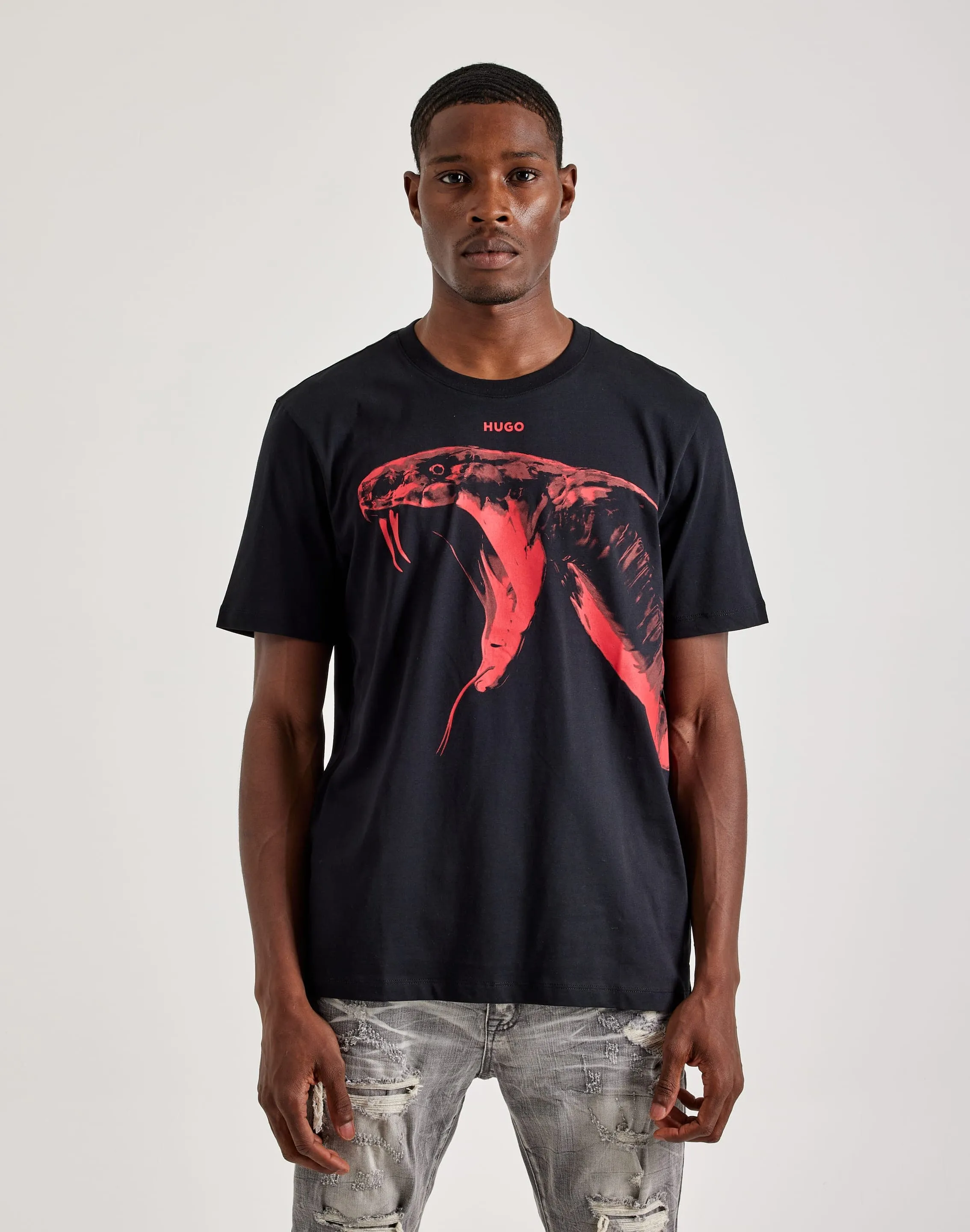 Hugo Dikobra Tee Soft Lining Art Glow