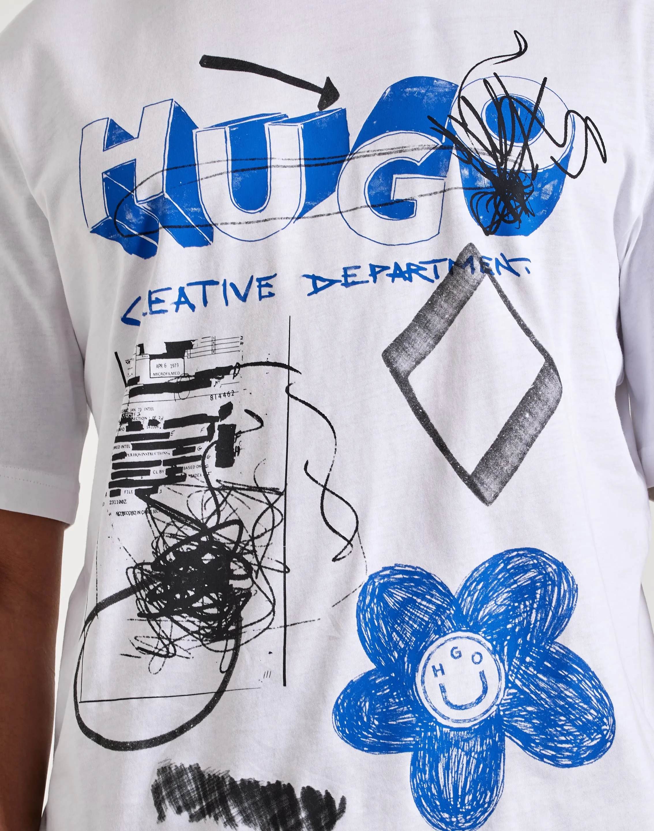 Hugo Graphic Tee HighDurabilityClothing Modern Ease