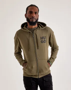 temperature regulation Hugo Spray Logo Full-Zip Hoodie