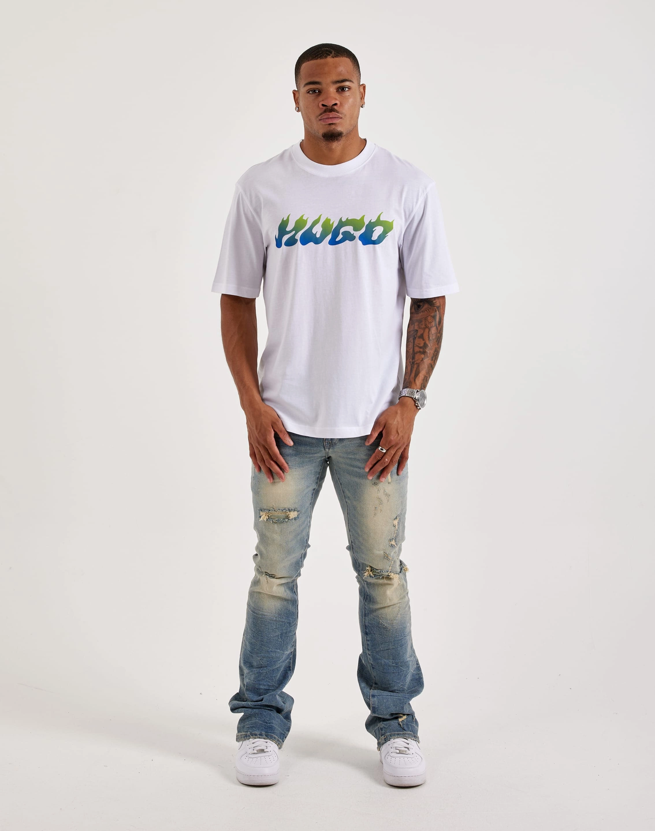 DoubleLayeredEdging Hugo Napolux Flame Tee