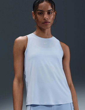 One Classic Dri-FIT Tank Top - Blue Tint/White mesh panels Non Restrictive Silhouette