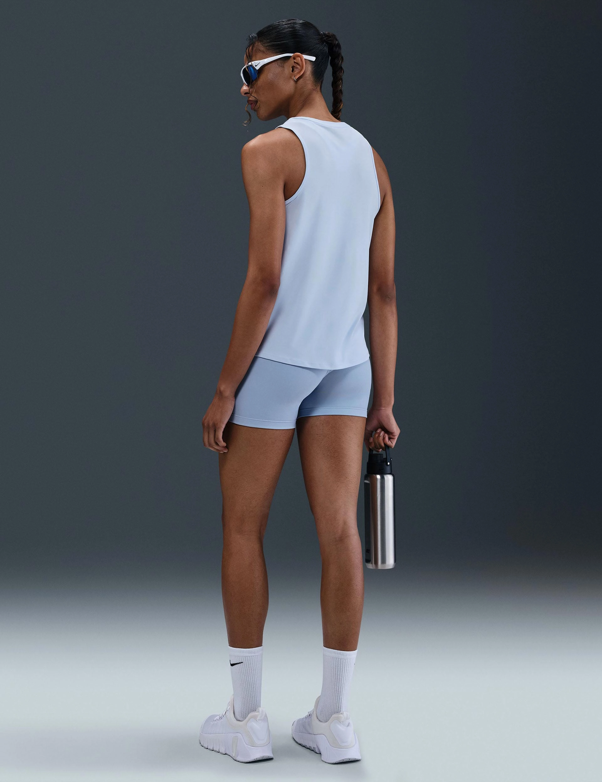 One Classic Dri-FIT Tank Top - Blue Tint/White Mesh Panel Insert