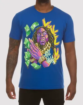 Clear Tone Street Fest Hustle Gang Level Up Blue Tee