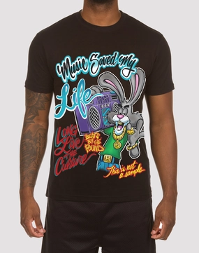 Hustle Gang Hopper Black Tee BreathableLining Poise Fit
