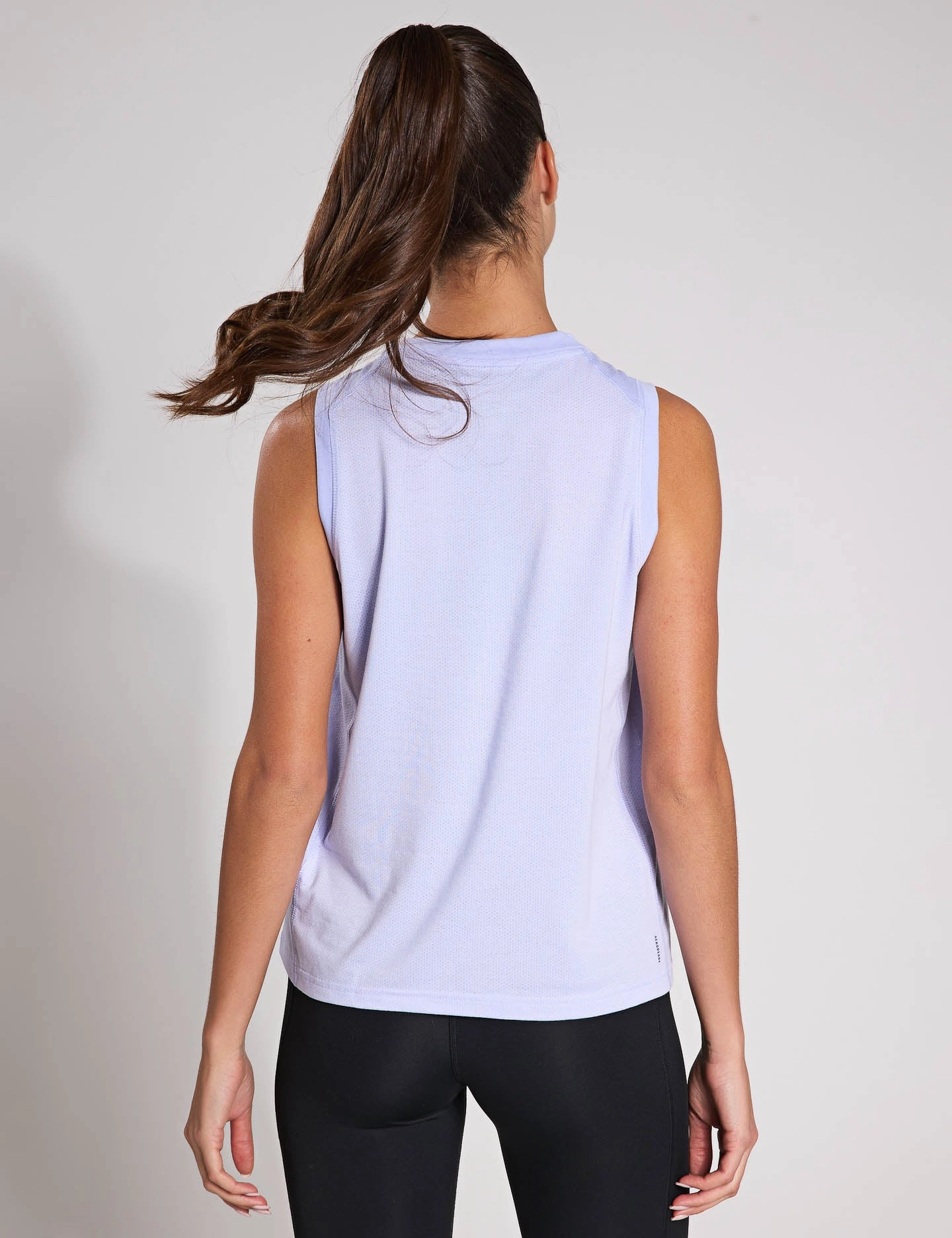 steel made Train Essentials Big Performance Logo Training Tank Top - Violet Tone/Semi Cobalt Blue