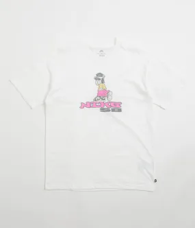 Nike SB Dunk Dog T-Shirt - White Elderly Comfort silk shirt