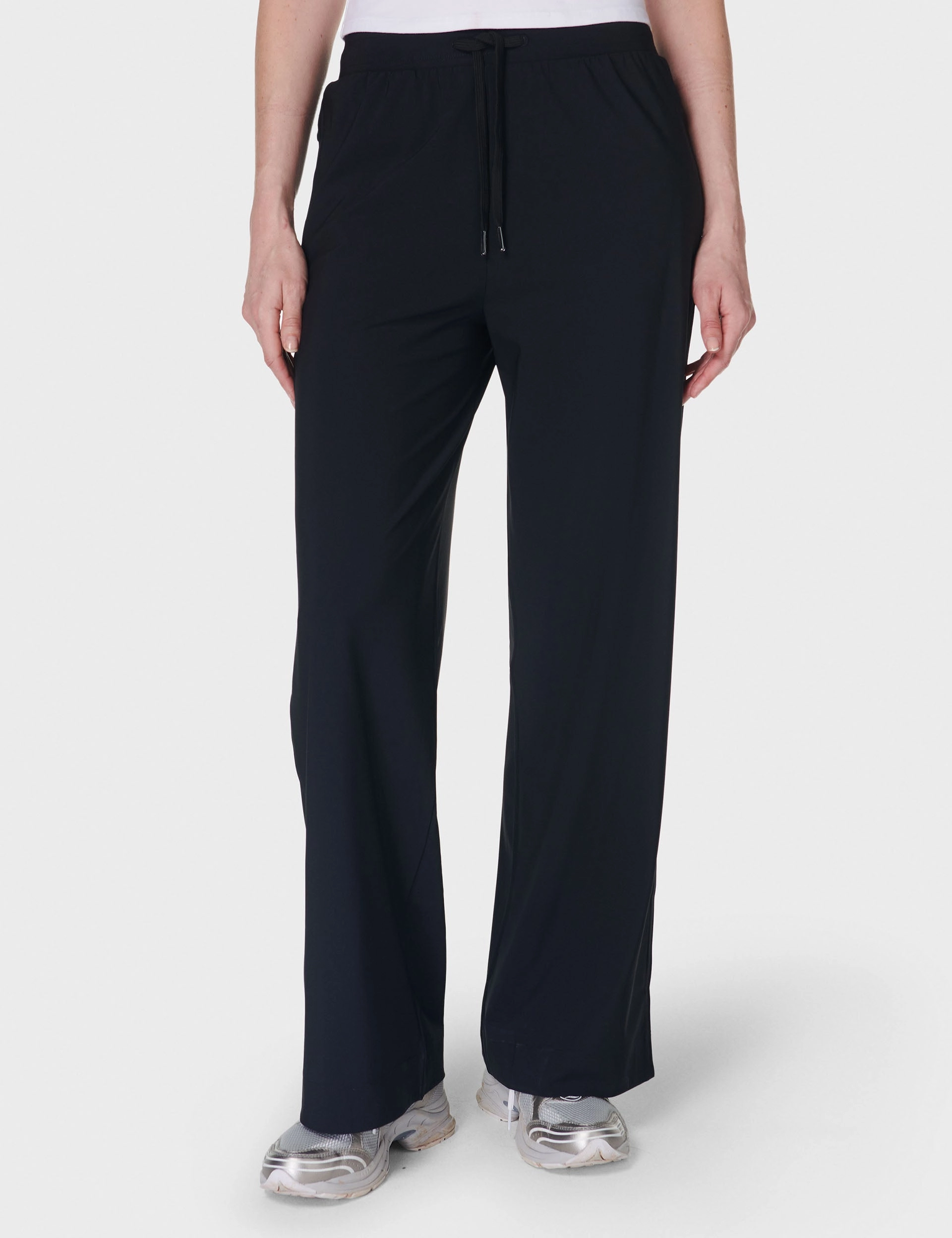 Explorer Wide Leg Trouser - Black Bound Edges