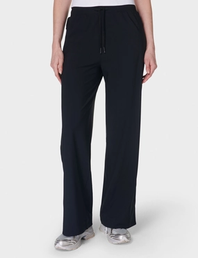 Explorer Wide Leg Trouser - Black Bound Edges