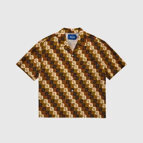 A PRINT CAMP SHIRT Non Restrictive Armhole