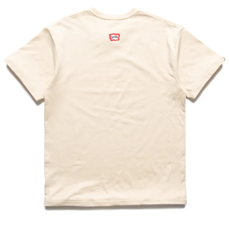 subtle hem Skiing Ice Cream Candy Tee - Fog