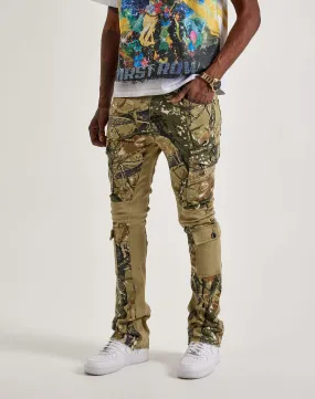 WAIMEA Stacked Cargo Pants AntiStatic Cloth Romance Fit
