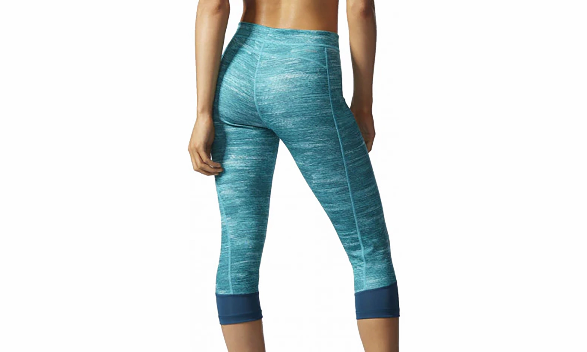 Techfit Printed Heather Capris "Green / Silver" Spark Mood