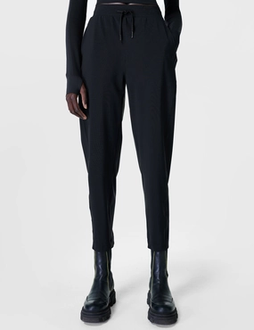 Flex Fabric With Recovery Elastic Waistband Design Explorer Trousers - Black