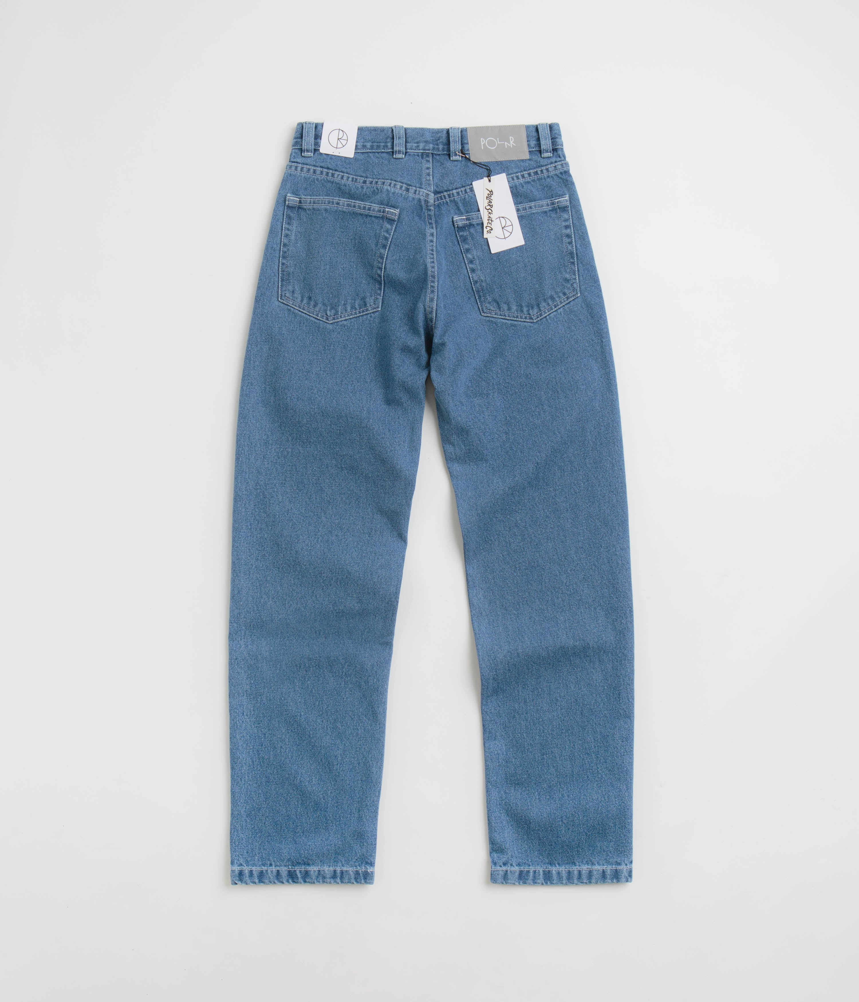 Stretchy Material Rayon drape Polar 89 Pants - Blue Wash