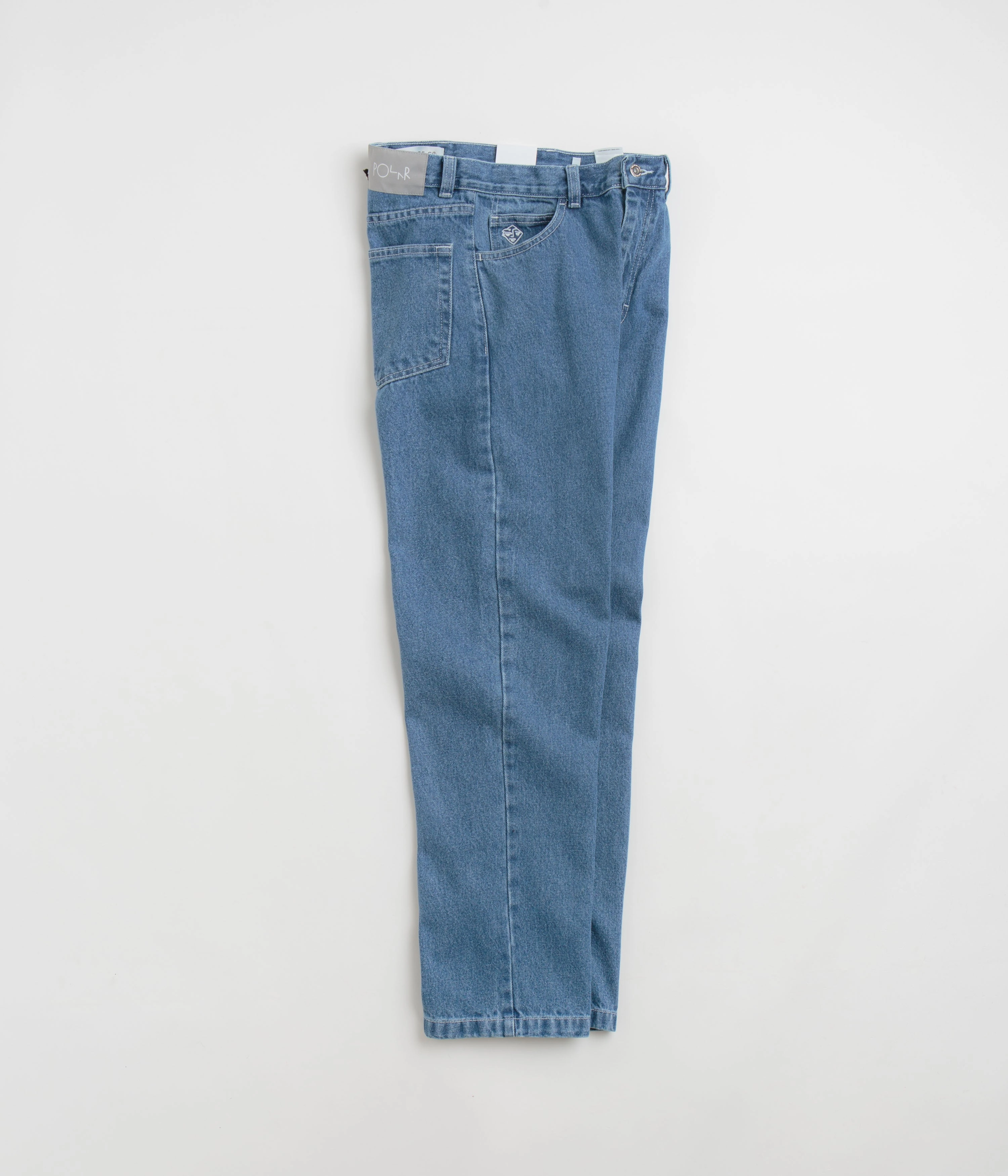 Polar 89 Pants - Blue Wash Wide-leg cut