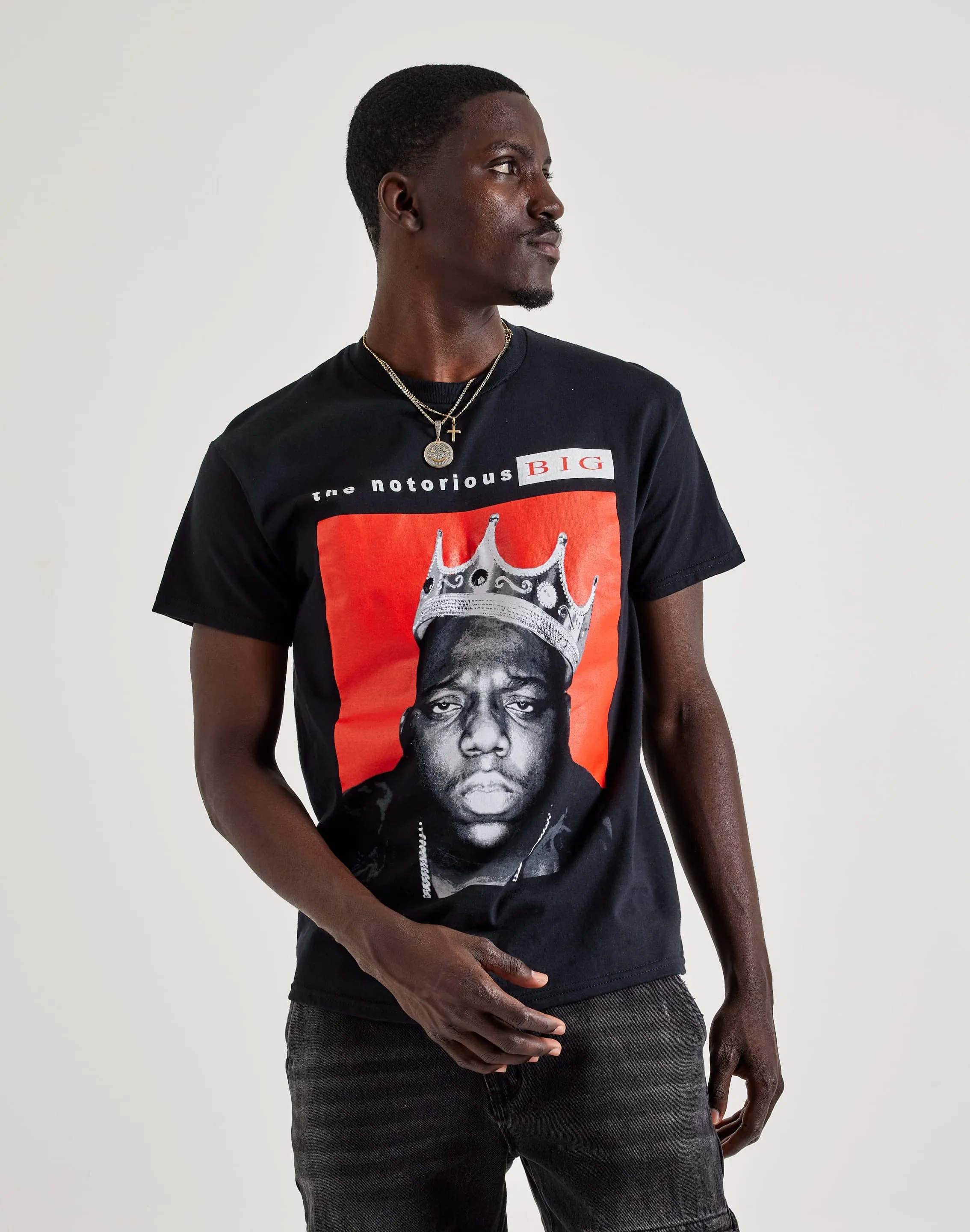 Merch Traffic The Notorious B.I.G. Crown Tee AntiStaticTechnology
