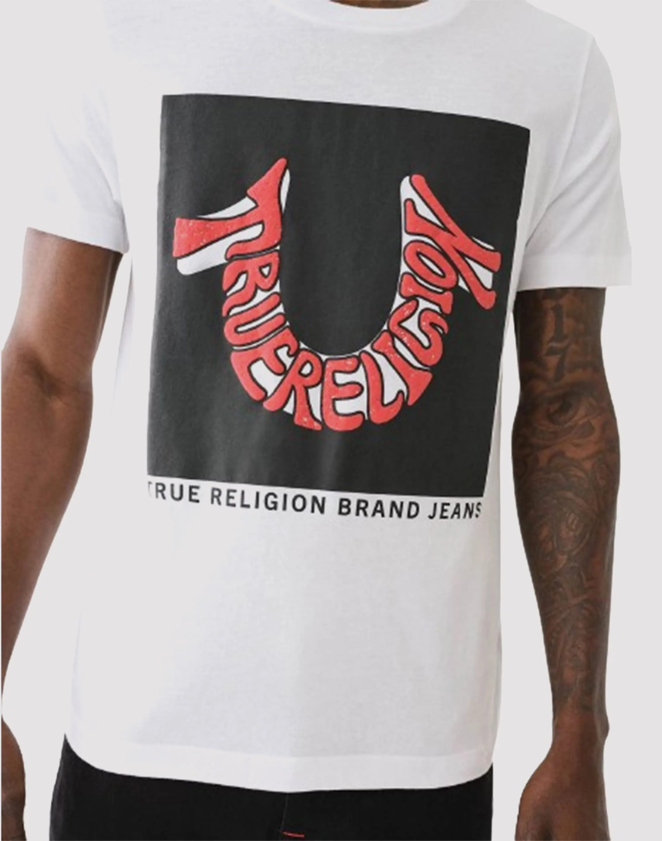 True Religion Warped Horseshoe Tee HighDurabilityClothing