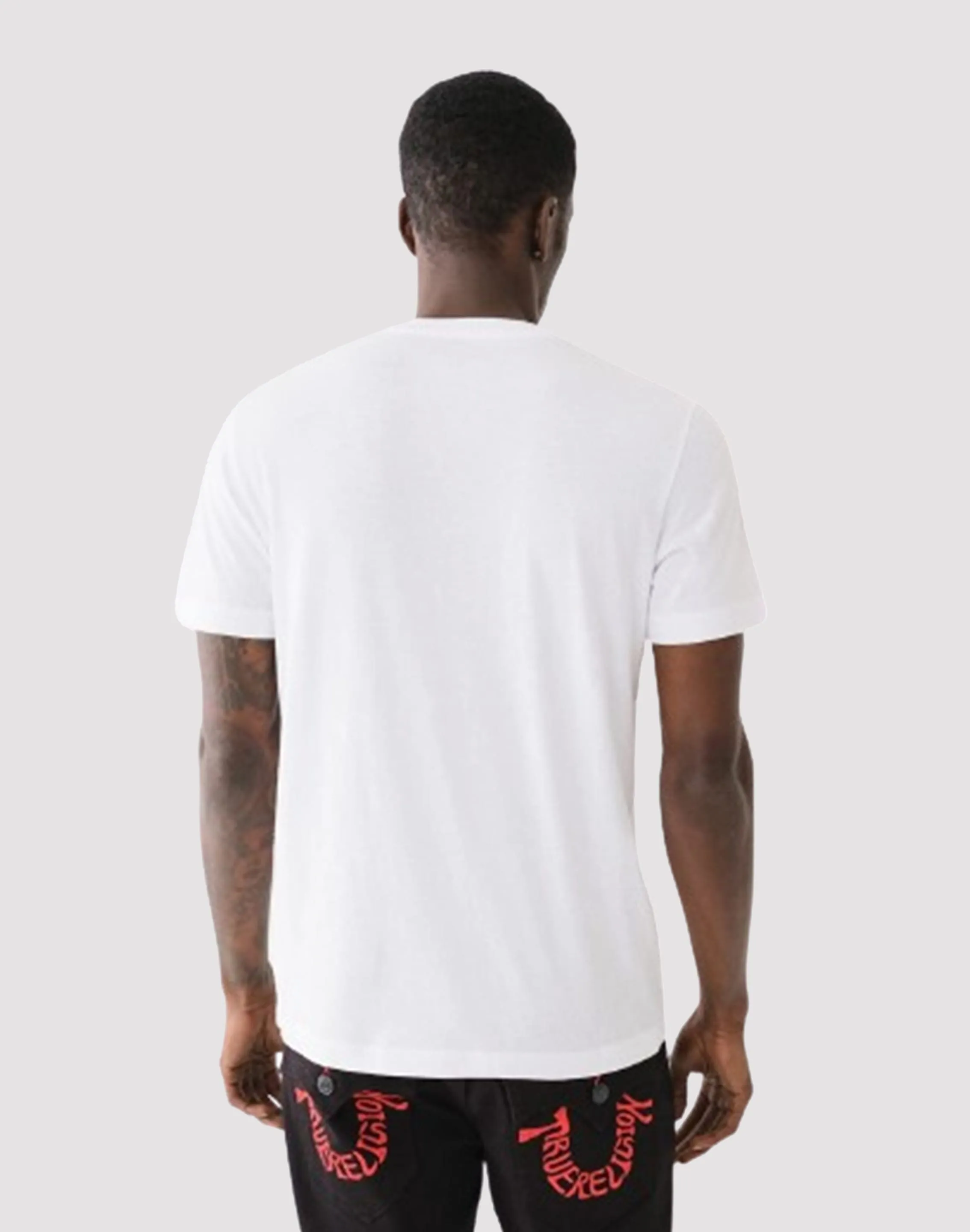 True Religion Warped Horseshoe Tee QuickReleaseClosures Aerated Seam Placement