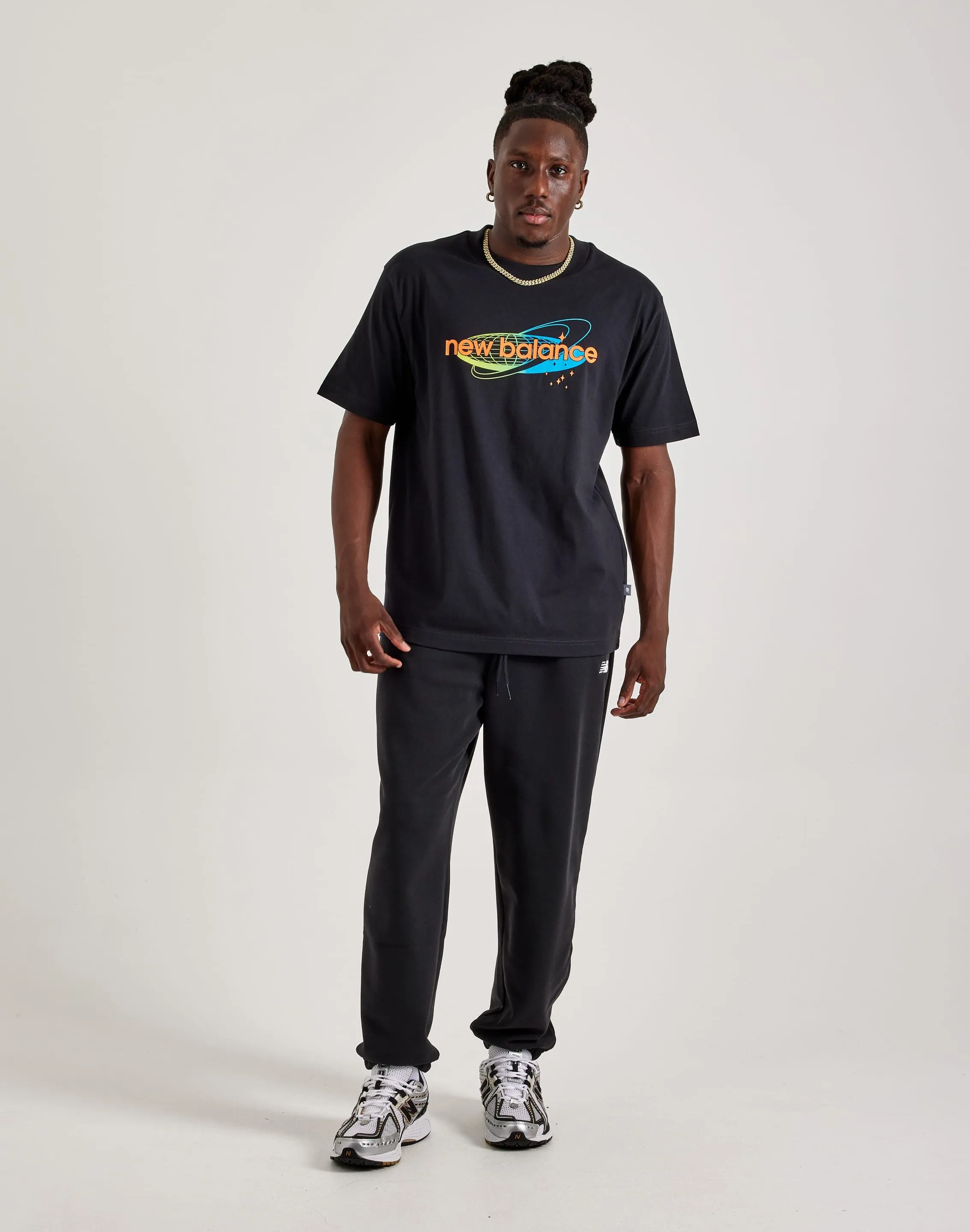 New Balance Starry Nights Tee Opaque Tone Recycled Polyester Blend