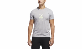 Emblem Coded Graphic Tee "Grey Heather" ThermalRegulatingFabric